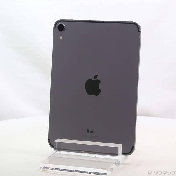 〔中古〕Apple(アップル) iPad mini 第6世代 256GB スペースグレイ MK8F3J／A SIMフリー〔368-ud〕 | 