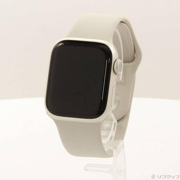 〔中古〕Apple(アップル) Apple Watch Series 9 GPS 41mm スターライトアルミニウムケース スターライトスポーツバンド〔276-ud〕 | 