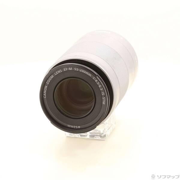 〔中古〕Canon(キヤノン) EF-M55-200MM F4.5-6.3 IS STM シルバー〔297-ud〕 | 