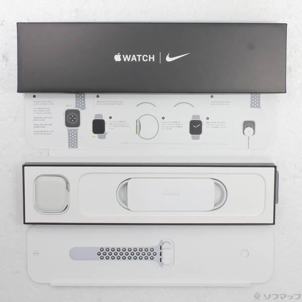 〔中古〕Apple Watch Series 7 Nike GPS + Cellular 41mm スターライトアルミニウムケース ピュアプラチナム／ブラックNikeスポーツバンド〔262-ud〕 |  | 04