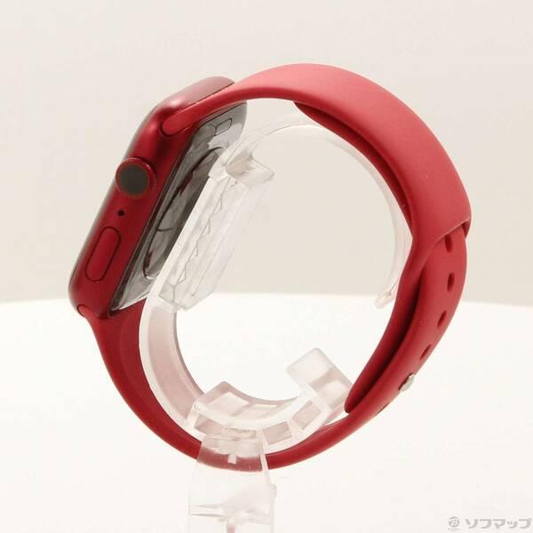 〔中古〕Apple(アップル) Apple Watch Series 7 GPS + Cellular 45mm (PRODUCT)REDアルミニウムケース レッドスポーツバンド〔262-ud〕 |  | 01