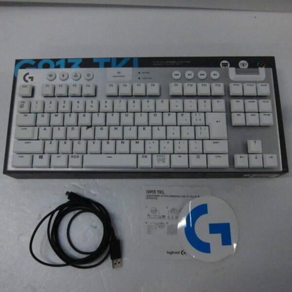 〔中古〕logicool(ロジクール) タクタイル G913-TKL-TCWH ホワイト〔262-ud〕 | 