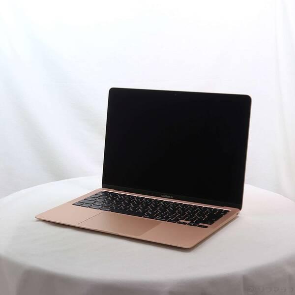 〔中古〕Apple(アップル) MacBook Air 13.3-inch Late-2020 MGND3J／A Apple M1 8コアCPU_7コアGPU 8GB SSD256GB ゴールド 〔15.3 Sequoia〕〔377-ud〕 | 