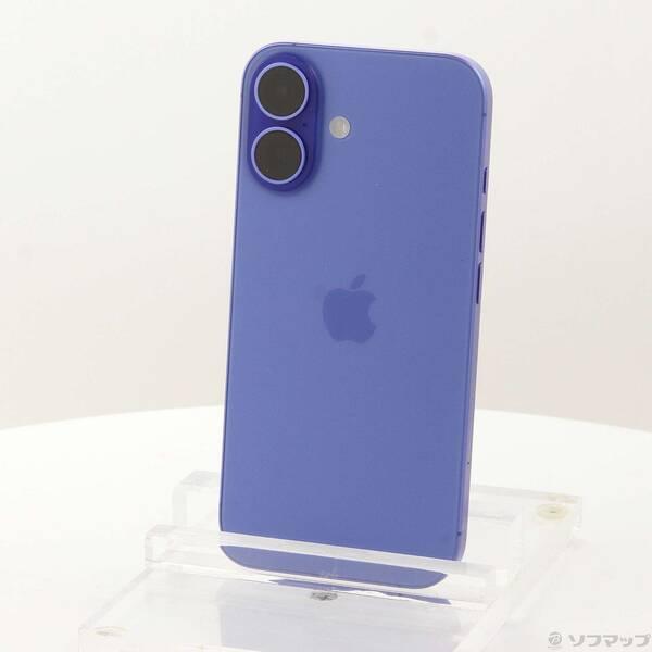 〔中古〕Apple(アップル) iPhone16 256GB ウルトラマリン MYE03J／A SIMフリー〔344-ud〕 | 