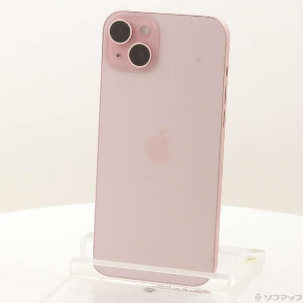 〔中古〕Apple(アップル) iPhone15 Plus 128GB ピンク MU093J／A SIMフリー〔198-ud〕 | 