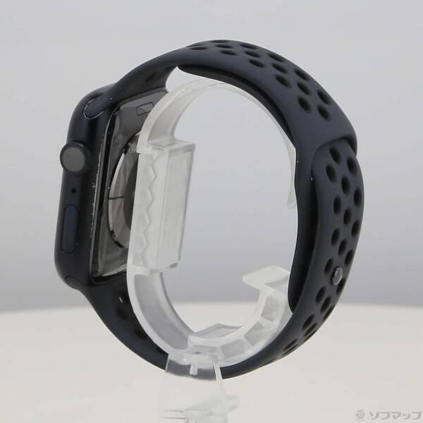 〔中古〕Apple(アップル) Apple Watch Series 7 Nike GPS 45mm ミッドナイトアルミニウムケース アンスラサイト／ブラックNikeスポーツバンド〔262-ud〕 |  | 01