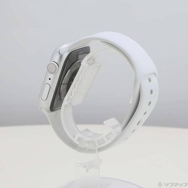 〔中古〕Apple(アップル) Apple Watch Series 8 GPS 45mm シルバーアルミニウムケース ホワイトスポーツバンド〔262-ud〕 |  | 01