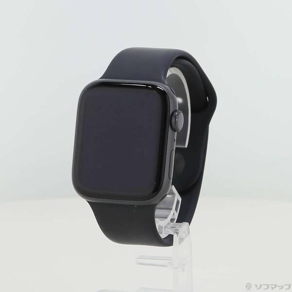 〔中古〕Apple(アップル) Apple Watch SE 第1世代 GPS 44mm スペースグレイアルミニウムケース ブラックスポーツバンド〔352-ud〕 | 