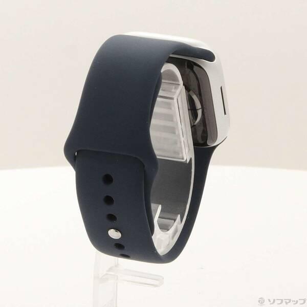 〔中古〕Apple(アップル) Apple Watch Series 9 GPS 41mm シルバーアルミニウムケース ストームブルースポーツバンド〔269-ud〕 |  | 02