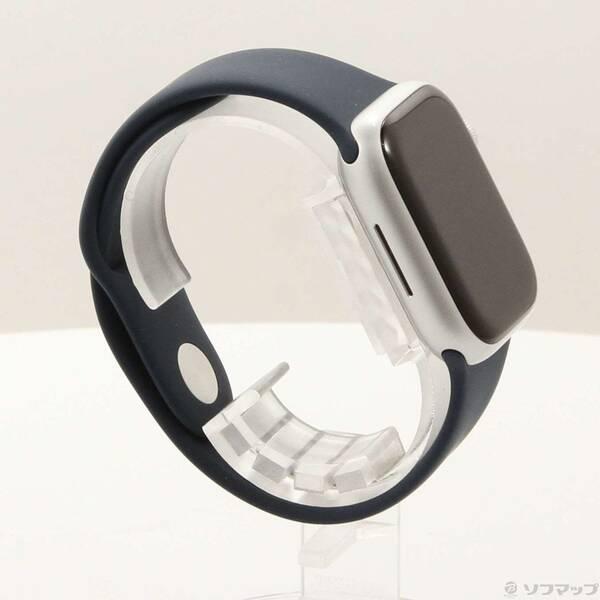 〔中古〕Apple(アップル) Apple Watch Series 9 GPS 41mm シルバーアルミニウムケース ストームブルースポーツバンド〔269-ud〕 |  | 03