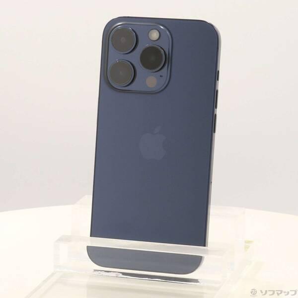 〔中古〕Apple(アップル) iPhone15 Pro 128GB ブルーチタニウム MTUA3J／A SoftBank〔258-ud〕 | 