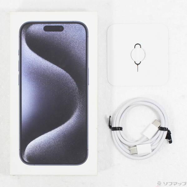〔中古〕Apple(アップル) iPhone15 Pro 128GB ブルーチタニウム MTUA3J／A SoftBank〔258-ud〕 |  | 04