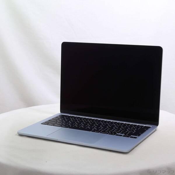 〔中古〕Apple(アップル) MacBook Air 13.6-inch Early-2025 MC6T4J／A Apple M4 10コアCPU_8コアGPU 16GB SSD256GB スカイブルー 〔macOS v26.3〕〔258-ud〕 | 