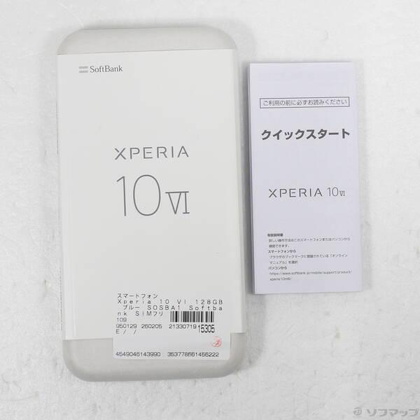 〔中古〕SONY(ソニー) Xperia 10 VI 128GB ブルー SOSBA1 Softbank SIMフリー〔258-ud〕 |  | 04