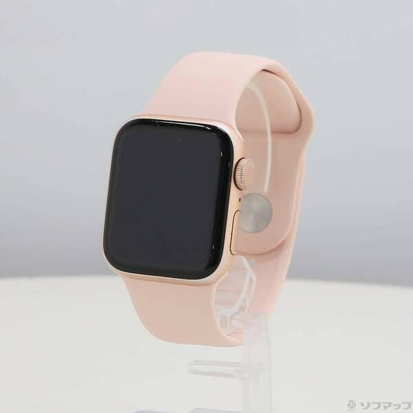 〔中古〕Apple(アップル) Apple Watch SE 第1世代 GPS 40mm ゴールドアルミニウムケース ピンクサンドスポーツバンド〔377-ud〕 | 