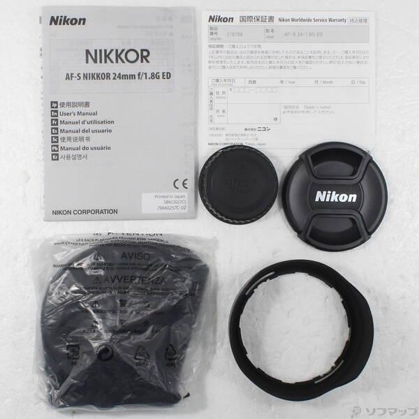 〔中古〕Nikon(ニコン) 〔展示品〕 AF-S NIKKOR 24mm f／1.8G ED (レンズ)〔262-ud〕 |  | 04