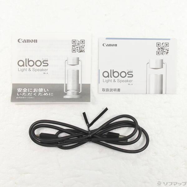〔中古〕Canon(キヤノン) 〔展示品〕 Light＆Speaker albos シルバー ML-A(SL)〔198-ud〕 |  | 04