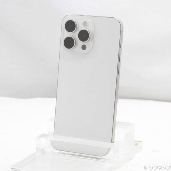 〔中古〕Apple(アップル) iPhone15 Pro Max 512GB ホワイトチタニウム MU6V3J／A SIMフリー〔377-ud〕 | 