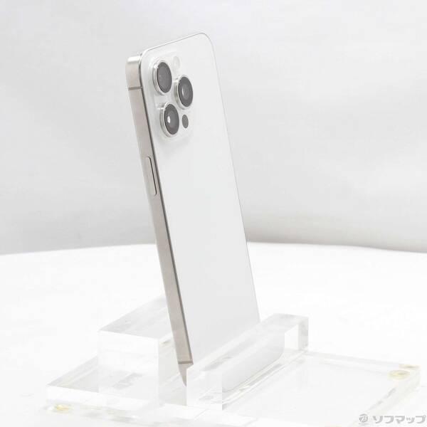 〔中古〕Apple(アップル) iPhone15 Pro Max 512GB ホワイトチタニウム MU6V3J／A SIMフリー〔377-ud〕 |  | 03