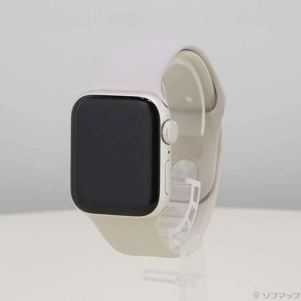 〔中古〕Apple(アップル) Apple Watch SE 第2世代 GPS 40mm スターライトアルミニウムケース スターライトスポーツバンド〔377-ud〕 | 