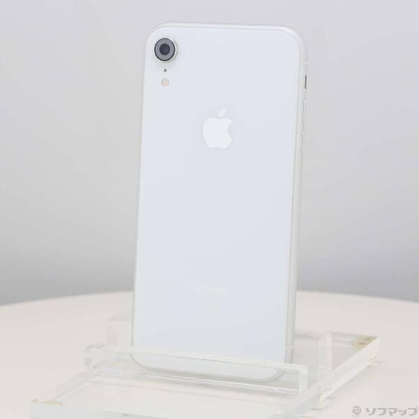 〔中古〕Apple(アップル) iPhoneXR 128GB ホワイト MT0J2J／A SIMフリー〔377-ud〕 | 