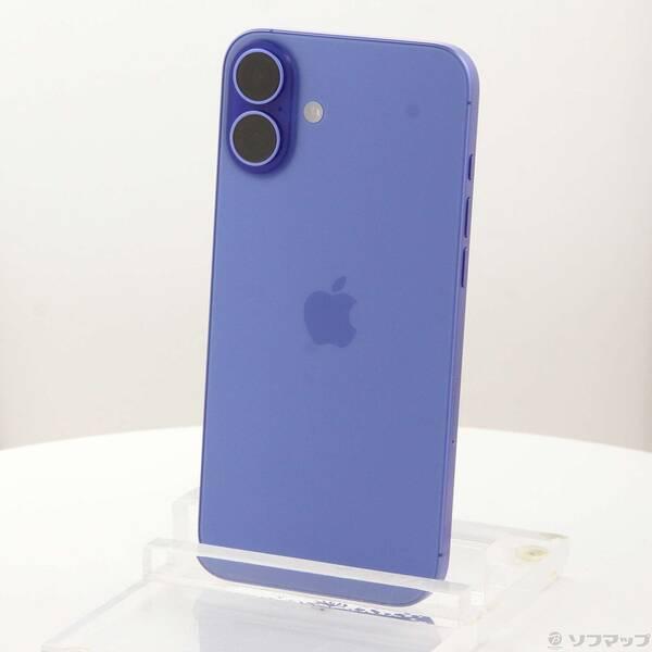 〔中古〕Apple(アップル) iPhone16 Plus 256GB ウルトラマリン MXVK3J／A SIMフリー〔276-ud〕 | 