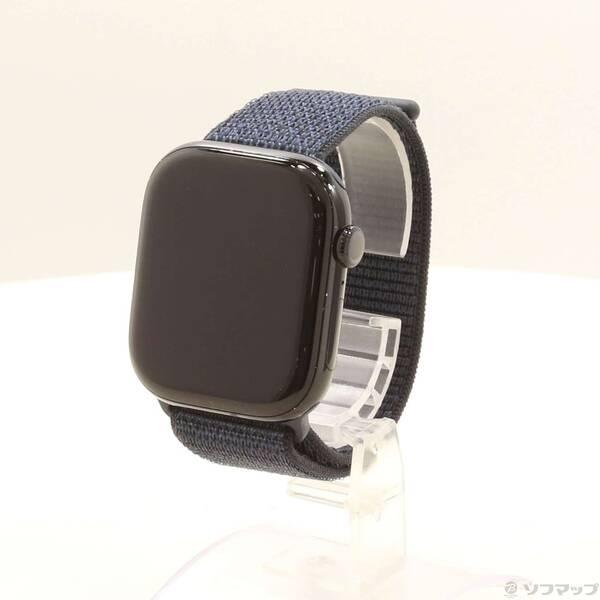 〔中古〕Apple(アップル) Apple Watch Series 10 GPS 46mm ジェットブラックアルミニウムケース インクスポーツループ〔377-ud〕 | 