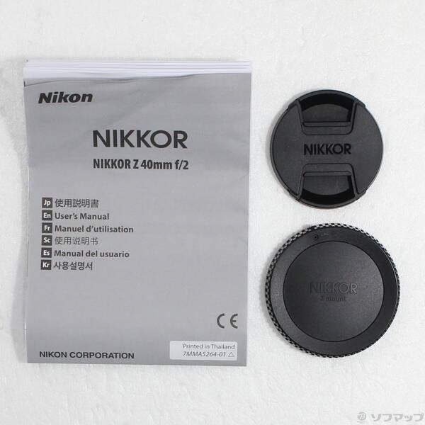〔中古〕Nikon(ニコン) NIKKOR Z 40mm f／2〔348-ud〕 |  | 04