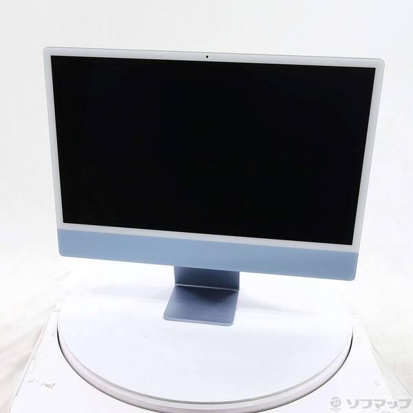 〔中古〕Apple(アップル) iMac 24-inch Mid-2021 MGPL3J／A Apple M1 8コアCPU_8コアGPU 8GB SSD512GB ブルー 〔15.7 Sequoia〕〔258-ud〕 | 