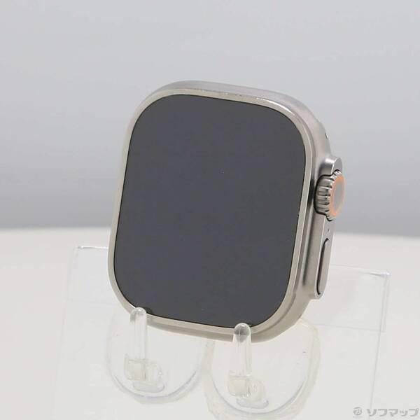〔中古〕Apple(アップル) Apple Watch Ultra GPS + Cellular 49mm チタニウムケース バンド無し〔377-ud〕 | 