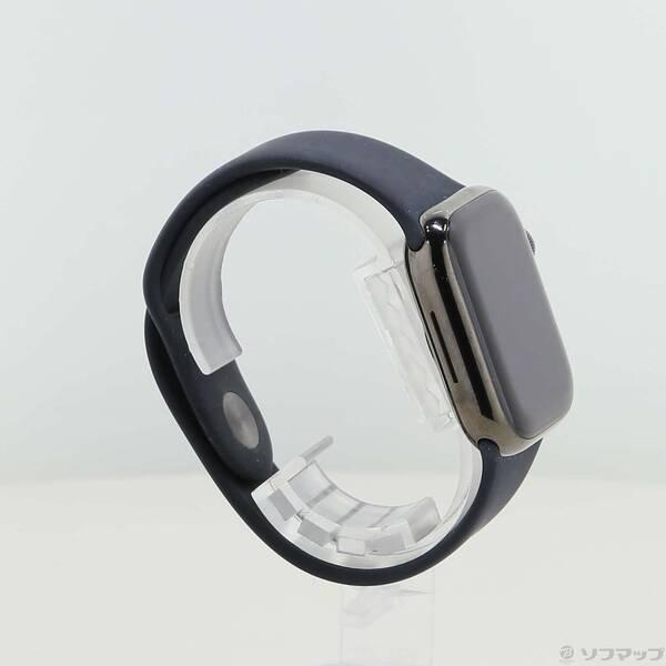〔中古〕Apple(アップル) Apple Watch Series 8 GPS + Cellular 41mm グラファイトステンレススチールケース ミッドナイトスポーツバンド〔349-ud〕 |  | 03