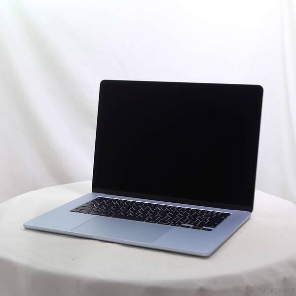 〔中古〕Apple(アップル) MacBook Air 15.3-inch Early-2025 MC7A4J／A Apple M4 10コアCPU_10コアGPU 16GB SSD256GB スカイブルー 〔15.7 Sequoia〕〔262-ud〕 | 