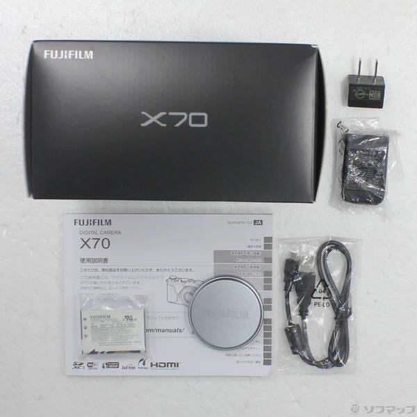 〔中古〕富士フイルム(FUJIFILM) FUJIFILM X70 シルバー (1630万画素)〔198-ud〕 |  | 04