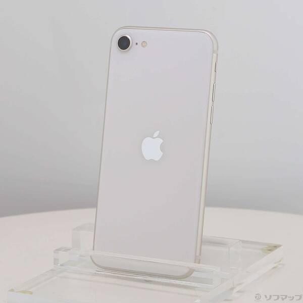 〔中古〕Apple(アップル) iPhone SE 第3世代 64GB スターライト MMYD3J／A SIMフリー〔198-ud〕 | 