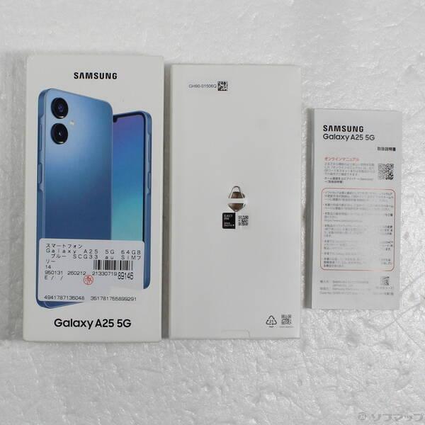 〔中古〕SAMSUNG(サムスン) Galaxy A25 5G 64GB ブルー SCG33 au SIMフリー〔262-ud〕 |  | 04