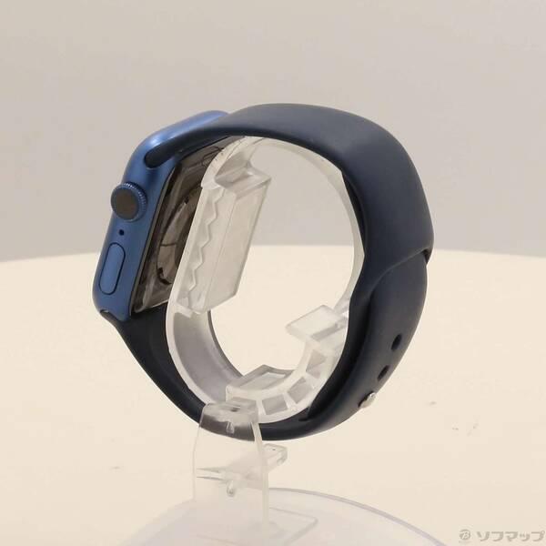 〔中古〕Apple(アップル) Apple Watch Series 7 GPS 41mm ブルーアルミニウムケース アビスブルースポーツバンド〔377-ud〕 |  | 01