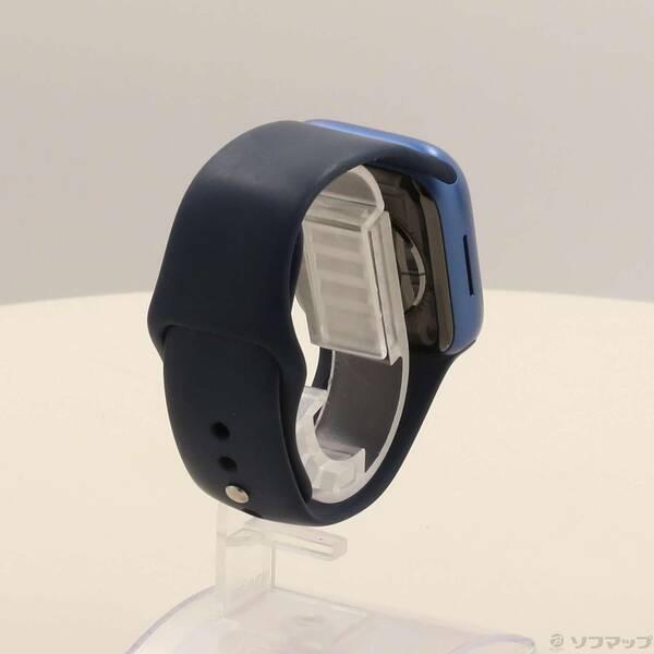 〔中古〕Apple(アップル) Apple Watch Series 7 GPS 41mm ブルーアルミニウムケース アビスブルースポーツバンド〔377-ud〕 |  | 02