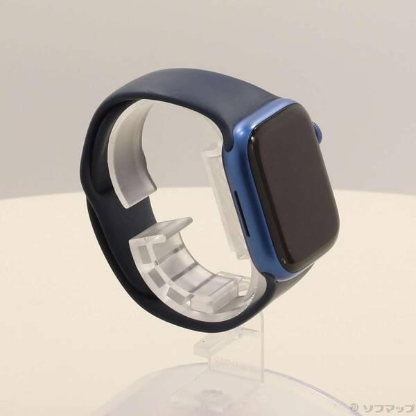 〔中古〕Apple(アップル) Apple Watch Series 7 GPS 41mm ブルーアルミニウムケース アビスブルースポーツバンド〔377-ud〕 |  | 03