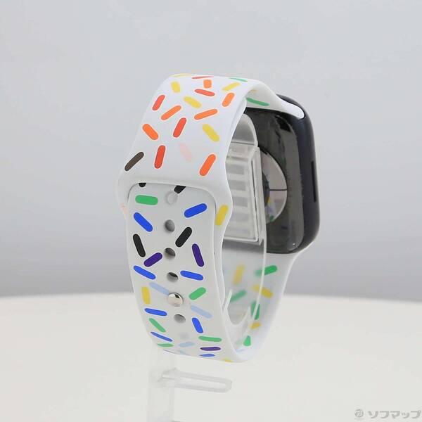 〔中古〕Apple(アップル) Apple Watch Series 9 GPS 45mm ミッドナイトアルミニウムケース プライドエディションスポーツバンド〔349-ud〕 |  | 02