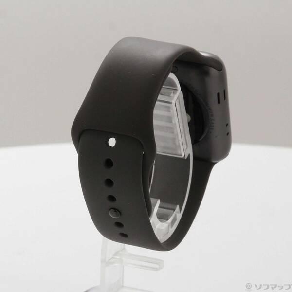 〔中古〕Apple(アップル) Apple Watch Series 3 GPS 42mm スペースグレイアルミニウムケース グレイスポーツバンド〔377-ud〕 |  | 02