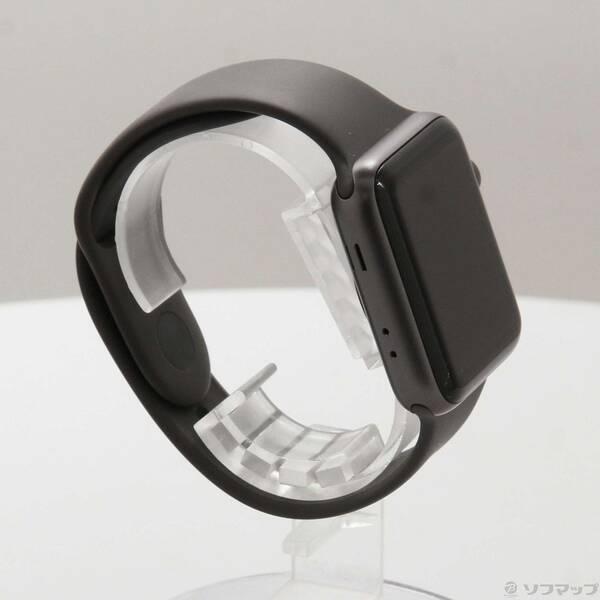 〔中古〕Apple(アップル) Apple Watch Series 3 GPS 42mm スペースグレイアルミニウムケース グレイスポーツバンド〔377-ud〕 |  | 03