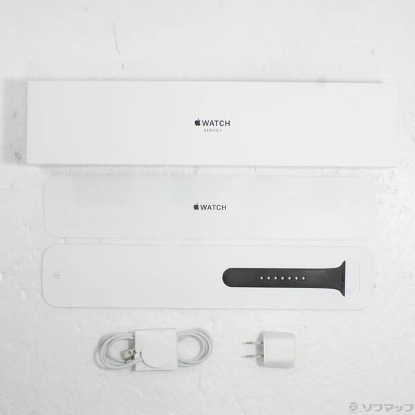 〔中古〕Apple(アップル) Apple Watch Series 3 GPS 42mm スペースグレイアルミニウムケース グレイスポーツバンド〔377-ud〕 |  | 04