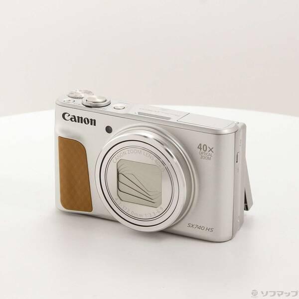 〔中古〕Canon(キヤノン) PowerShot SX740 HS シルバー〔198-ud〕 | 