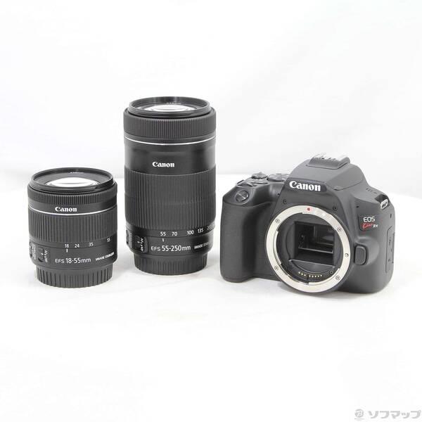 〔中古〕Canon(キヤノン) EOS Kiss X10 ダブルズームキット ブラック〔352-ud〕 | 