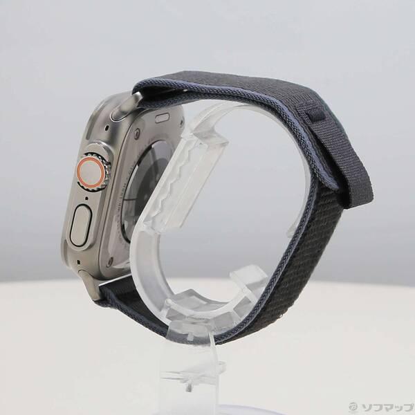 〔中古〕Apple(アップル) Apple Watch Ultra 2 GPS + Cellular 49mm チタニウムケース ブルー／ブラックトレイルループ〔377-ud〕 |  | 01