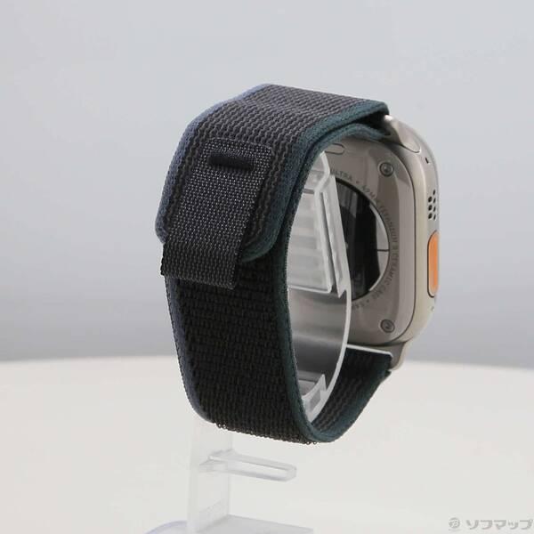 〔中古〕Apple(アップル) Apple Watch Ultra 2 GPS + Cellular 49mm チタニウムケース ブルー／ブラックトレイルループ〔377-ud〕 |  | 02