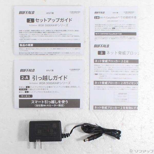 〔中古〕BUFFALO(バッファロー） WSR-3000AX4P-BK〔262-ud〕 |  | 04