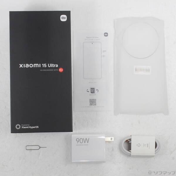 〔中古〕Xiaomi(シャオミ) Xiaomi 15 Ultra 512GB シルバークローム MZB0JJZJP SIMフリー〔349-ud〕 |  | 04
