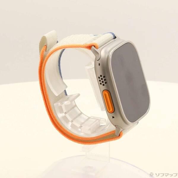 〔中古〕Apple(アップル) Apple Watch Ultra 2 GPS + Cellular 49mm チタニウムケース オレンジ／ベージュトレイルループ〔377-ud〕 |  | 03