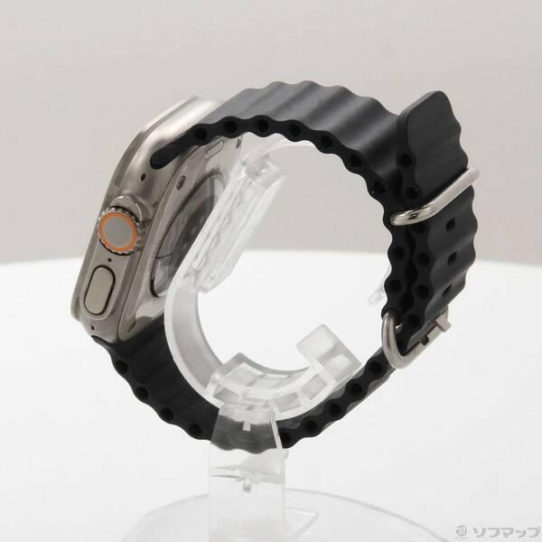 〔中古〕Apple(アップル) Apple Watch Ultra GPS + Cellular 49mm チタニウムケース ミッドナイトオーシャンバンド〔349-ud〕 |  | 01